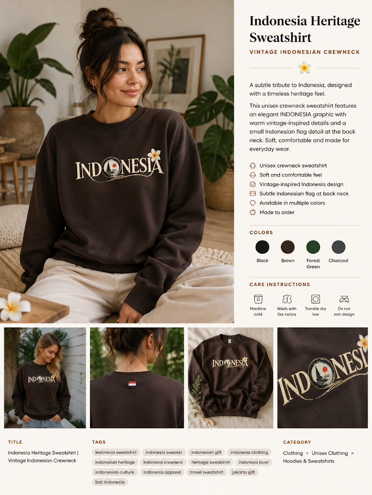 Indonesische Sweater - Vintage Indonesia | Heritage Indonesia