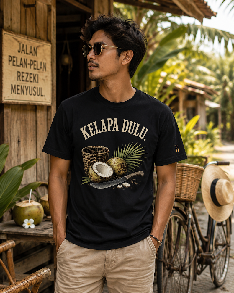 Indonesië: Kelapa Dulu T-shirt – Vintage Coconut Shirt Unisex