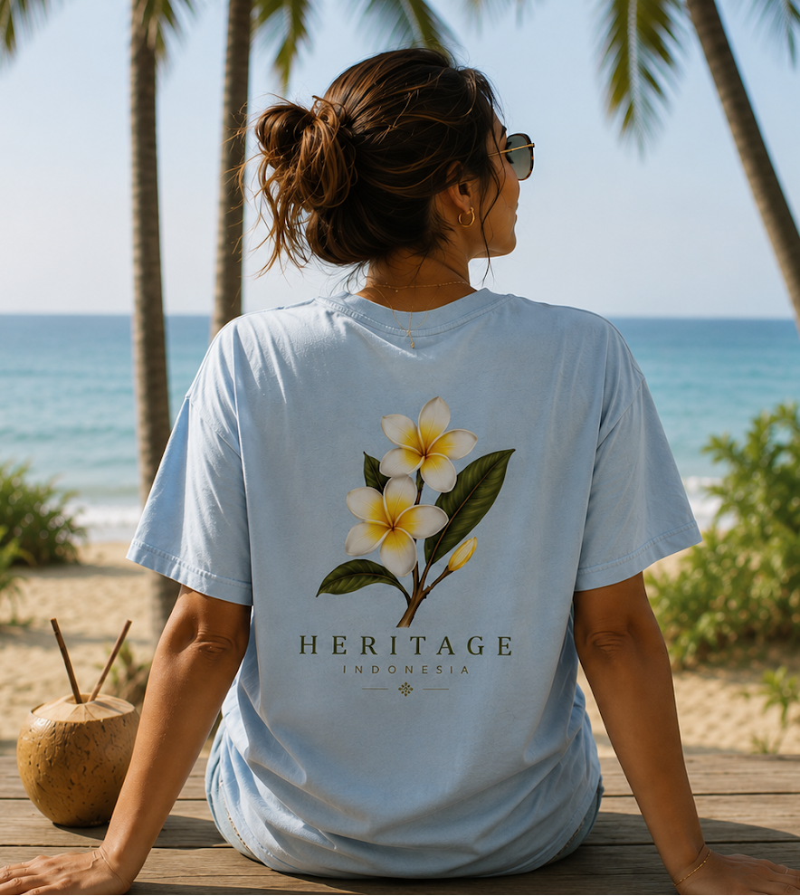 Heritage Indonesia | Fragipani T-Shirt