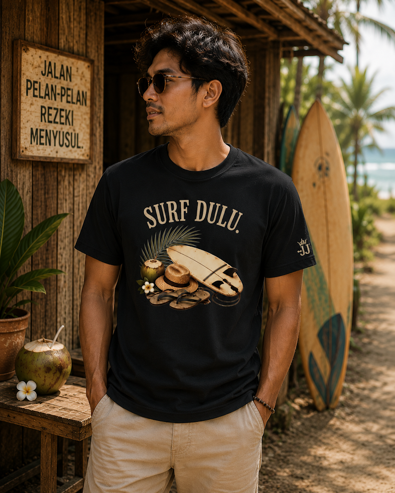 Indonesië: Surf Dulu T-shirt – Vintage Surfshirt Unisex