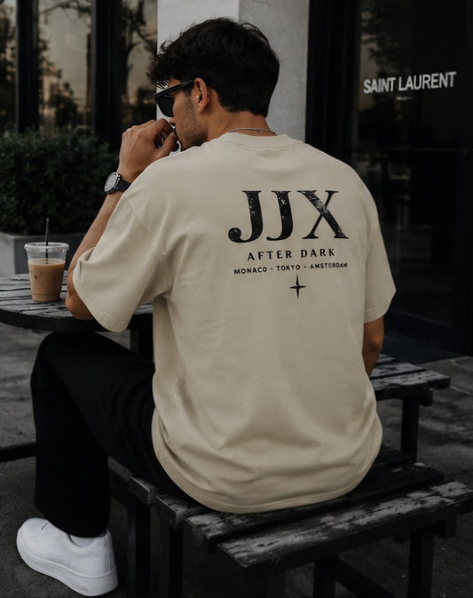 JJX After Dark Tee | Sand Oversized