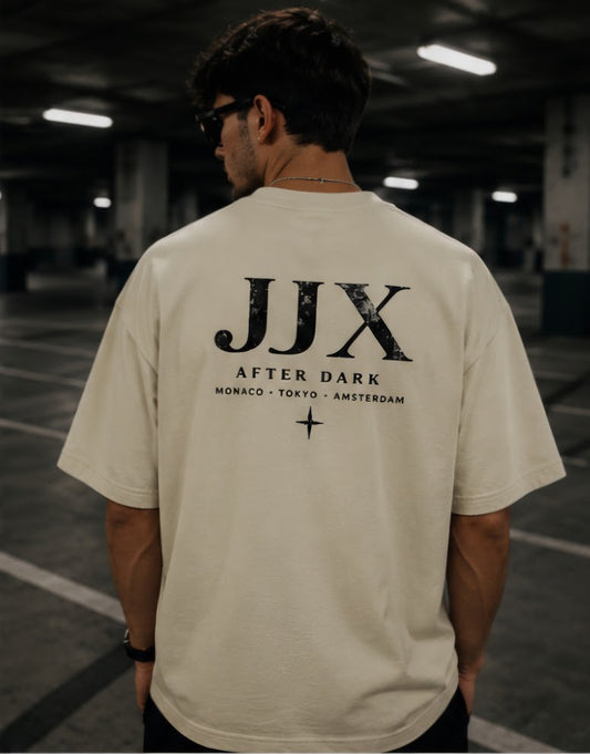 JJX After Dark Tee | Sand Oversized