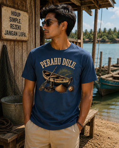 Indonesië T-shirt Perahu Dulu – Unisex