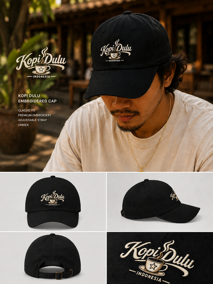 Indonesische Pet – Kopi Dulu Geborduurd