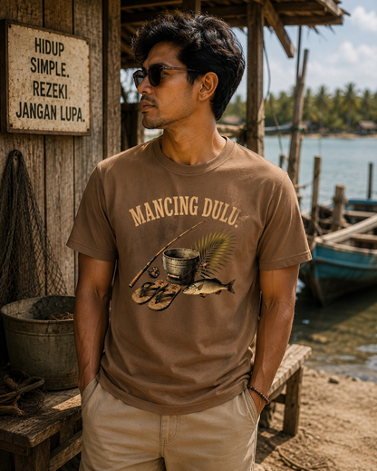 Indonesië: Mancing Dulu T-shirt – Unisex
