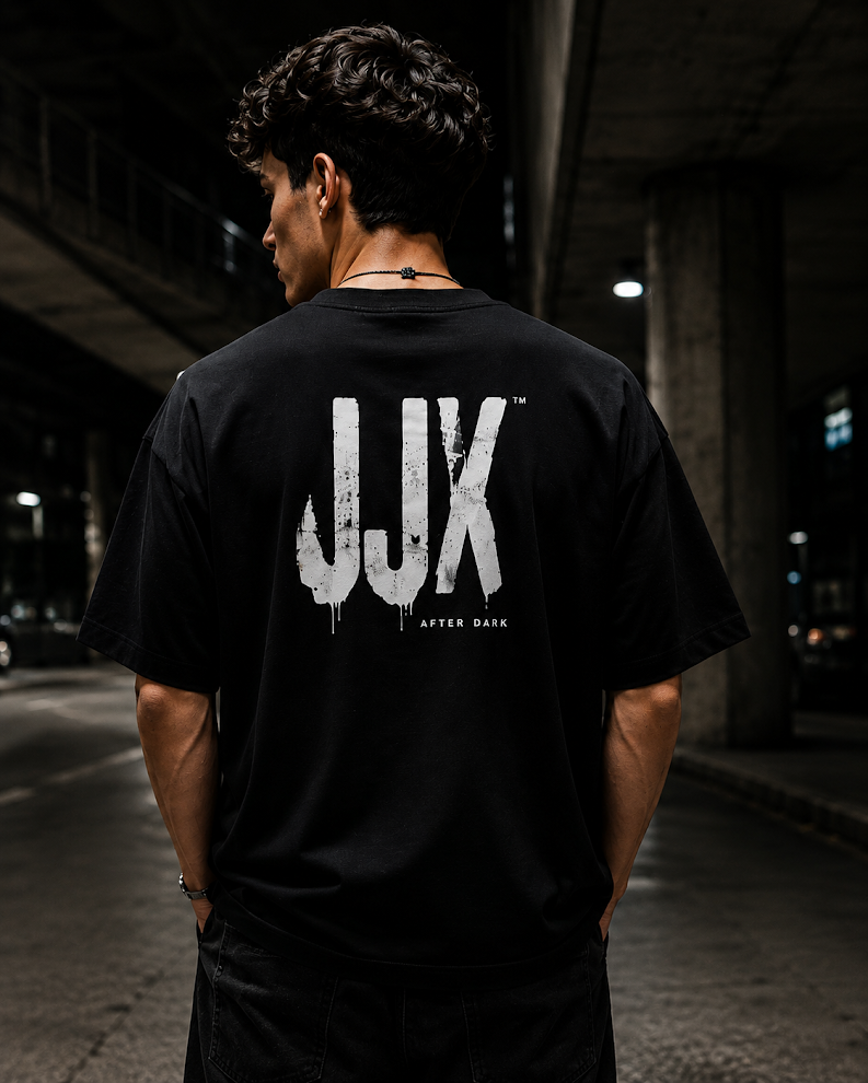 JJX After Dark Tee | Black Oversized