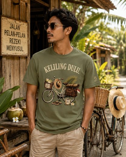 Indonesië: Keliling Dulu T-shirt – Vintage Travel Shirt Unisex