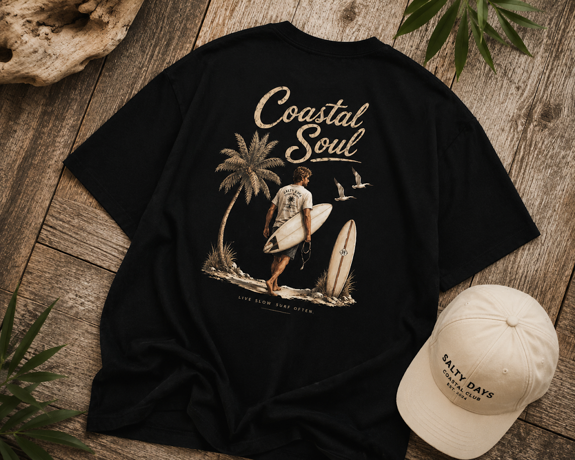 Coastal Soul Oversized T-Shirt | Coastal Collection