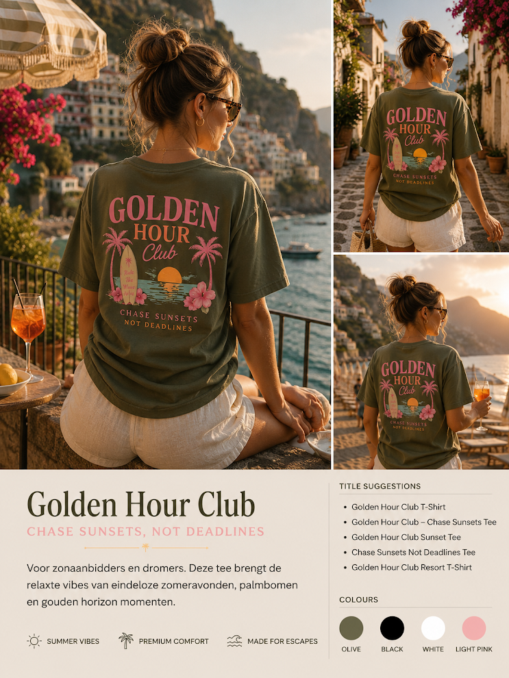 Golden hour Club T-Shirt