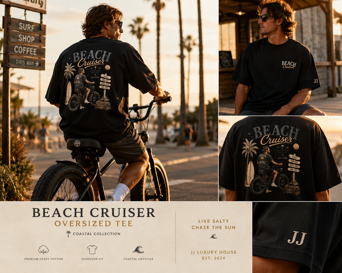 Beach Cruiser Oversized T-Shirt