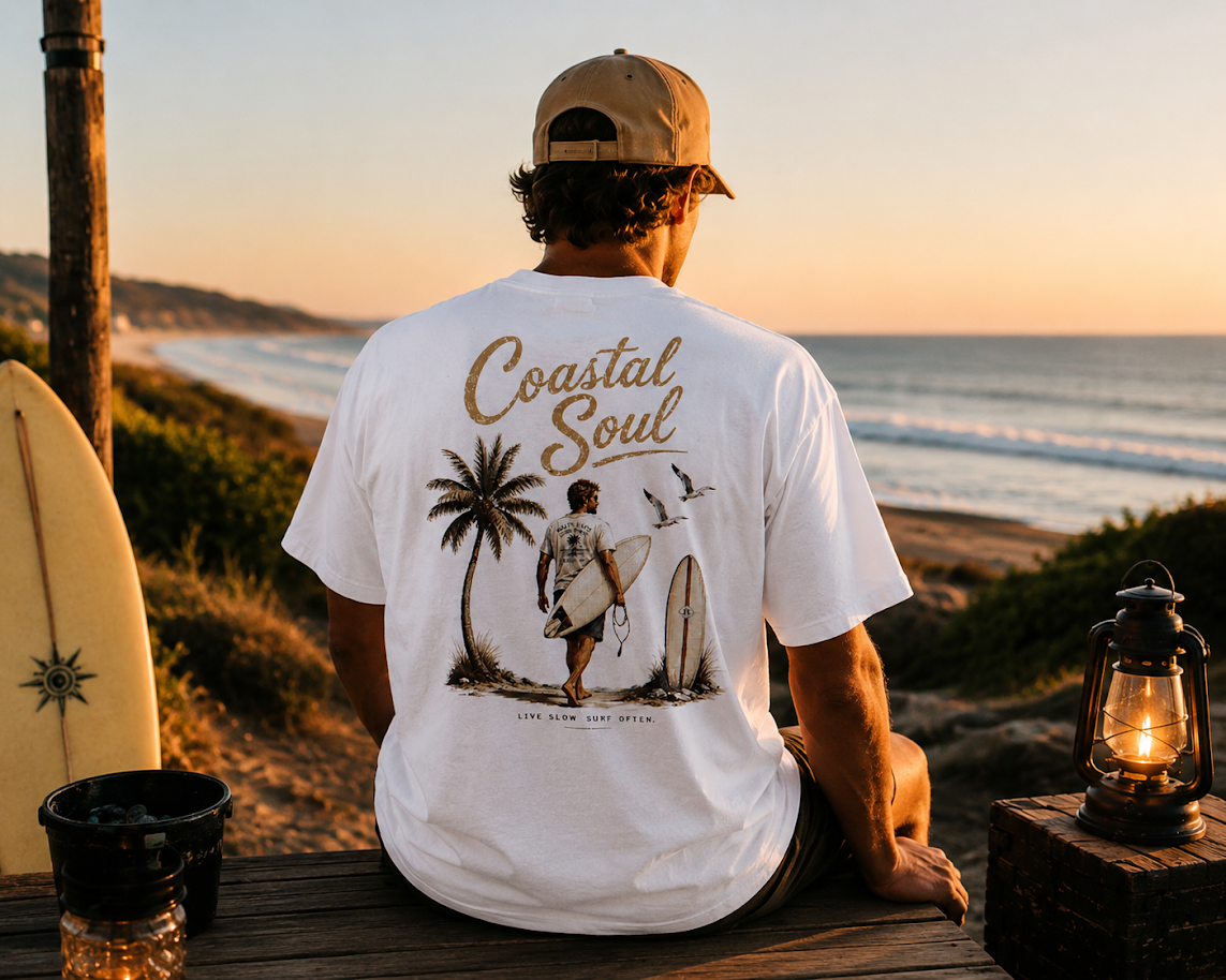 Coastal Soul Oversized T-Shirt | Coastal Collection