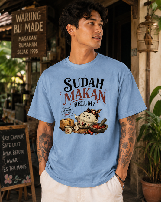 Indonesië T-shirt – Sudah Makan Belum? | Unisex