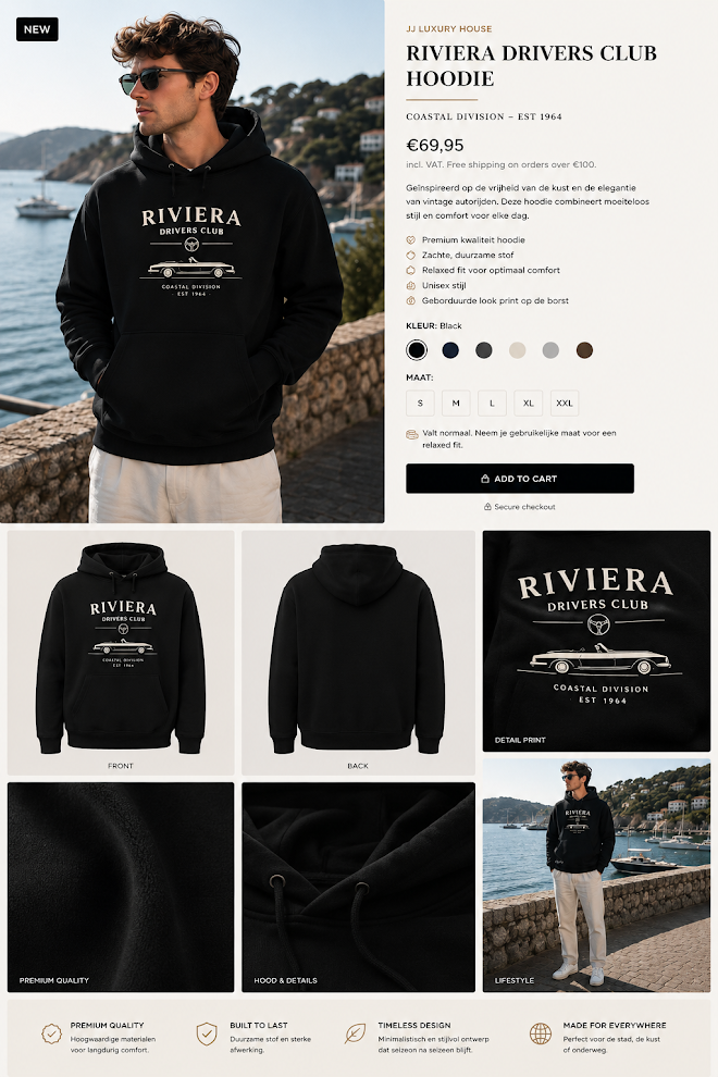 Riviera Drivers Club Hoodie | JJ