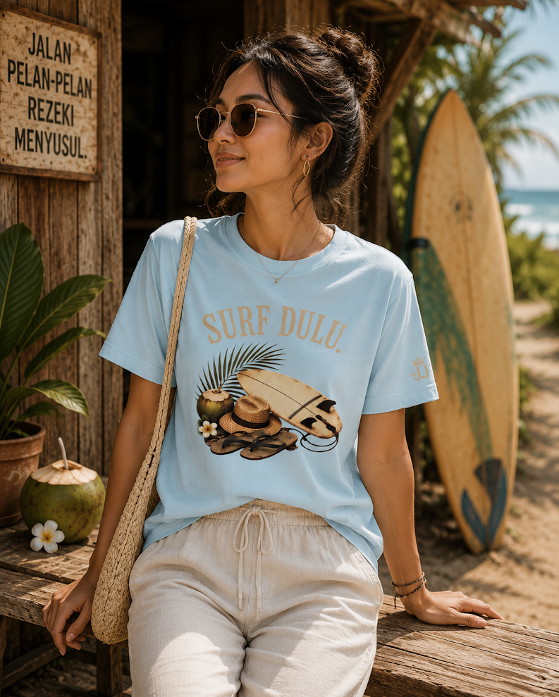Indonesië: Surf Dulu T-shirt – Vintage Surfshirt Unisex