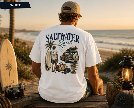 Saltwater Soul | Oversized T-Shirt -  Coastal Collection