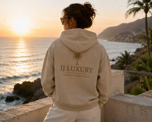 Coastal Essential Hoodie - Beige Resortwear