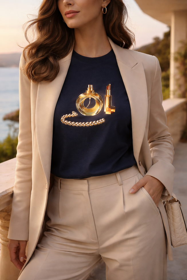 The Signature Accessories T-Shirt - French Navy