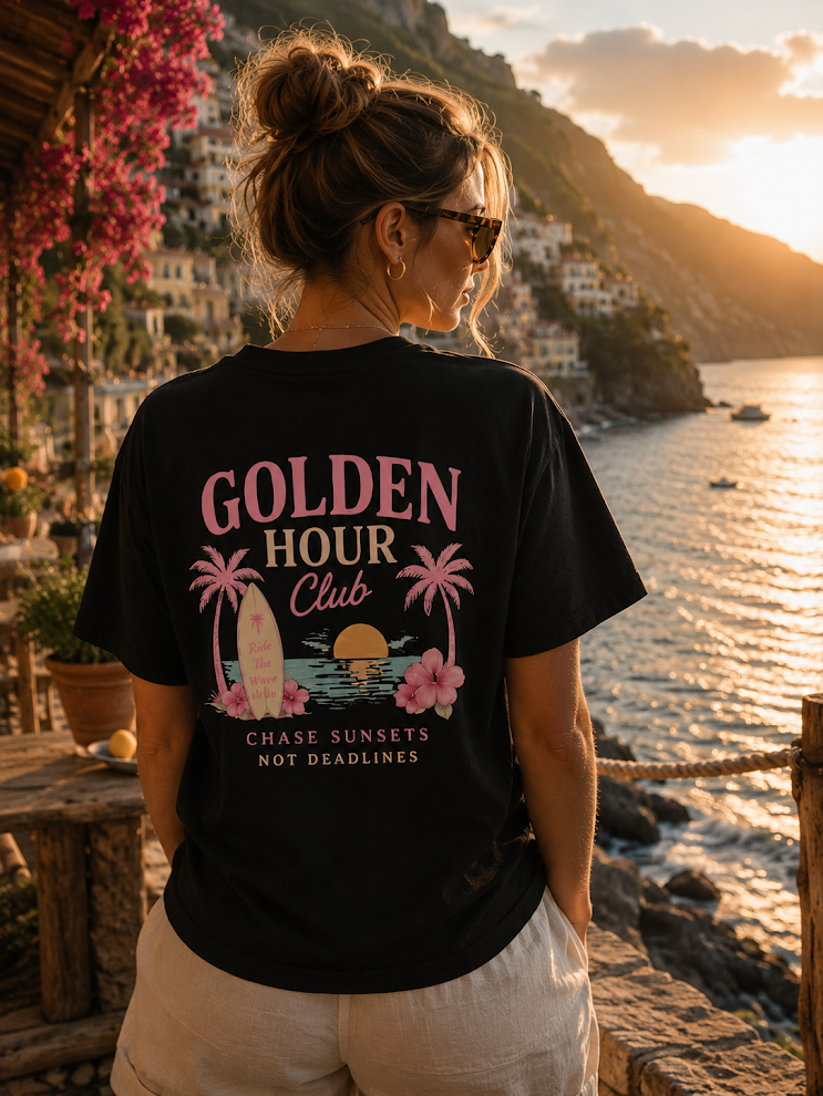 Golden hour Club T-Shirt