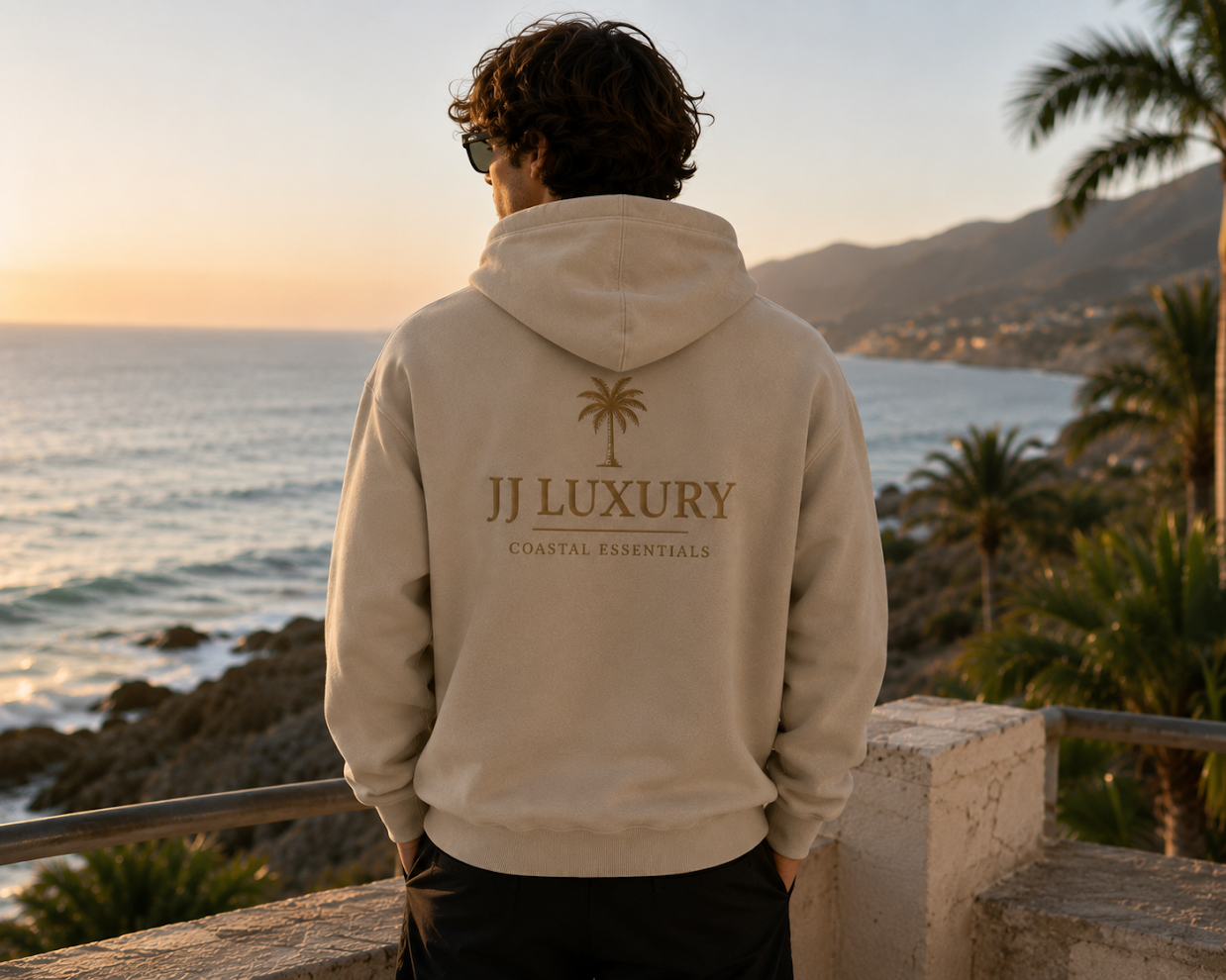 Coastal Essential Hoodie - Beige Resortwear