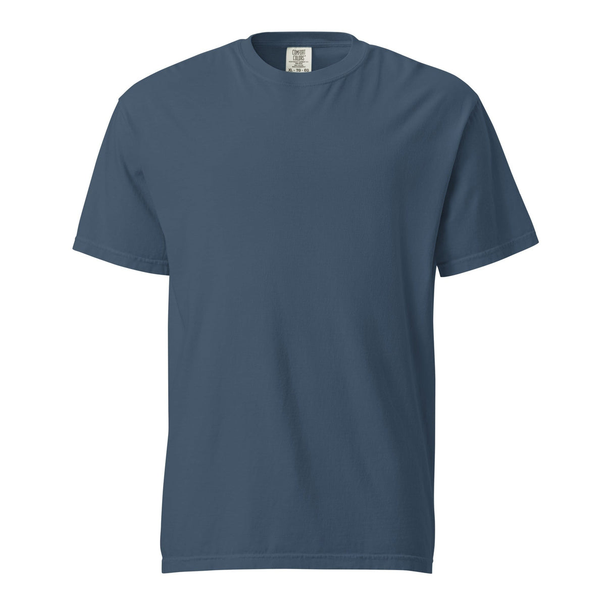 JJ Luxury House zwaargewicht katoenen t-shirt in donkerblauw met een relaxte pasvorm en garment-dyed afwerking.