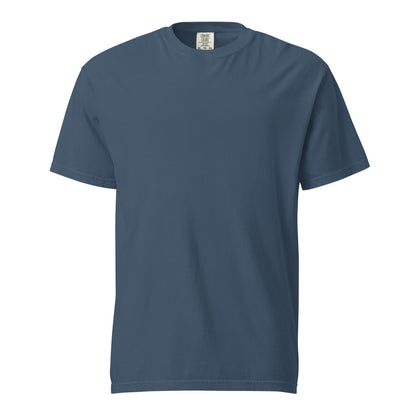 JJ Luxury House zwaargewicht katoenen t-shirt in donkerblauw met een relaxte pasvorm en garment-dyed afwerking.